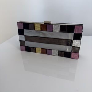 Mid-Century Tile Hard Clutch